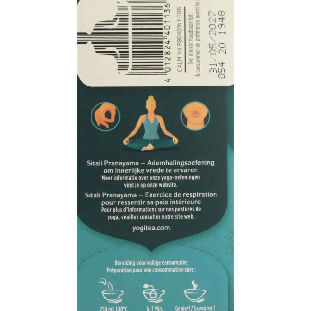 Thee<Yogi tea 3x Calming Biologisch 17 stuks