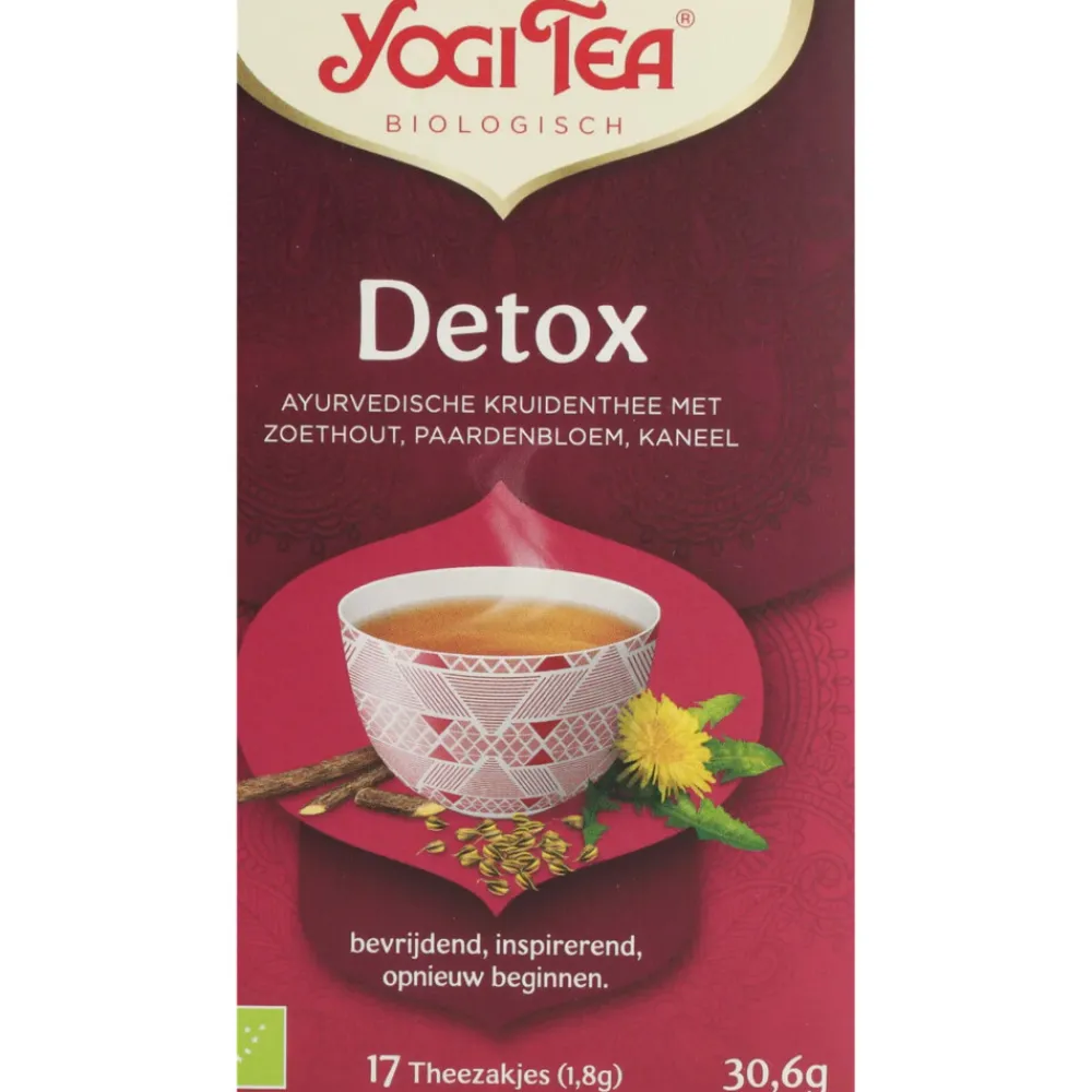 3x Detox Biologisch 17 stuks^Yogi tea New