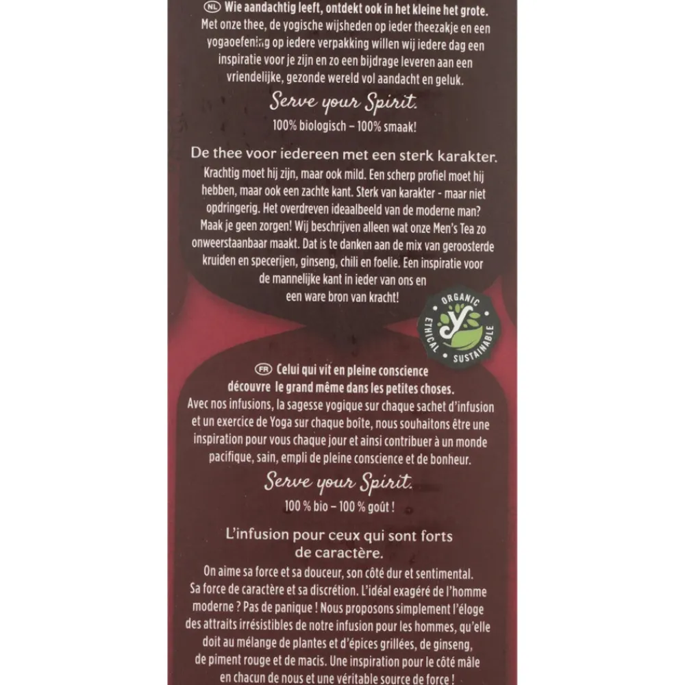 Thee<Yogi tea 3x Mens Tea Biologisch 17 stuks