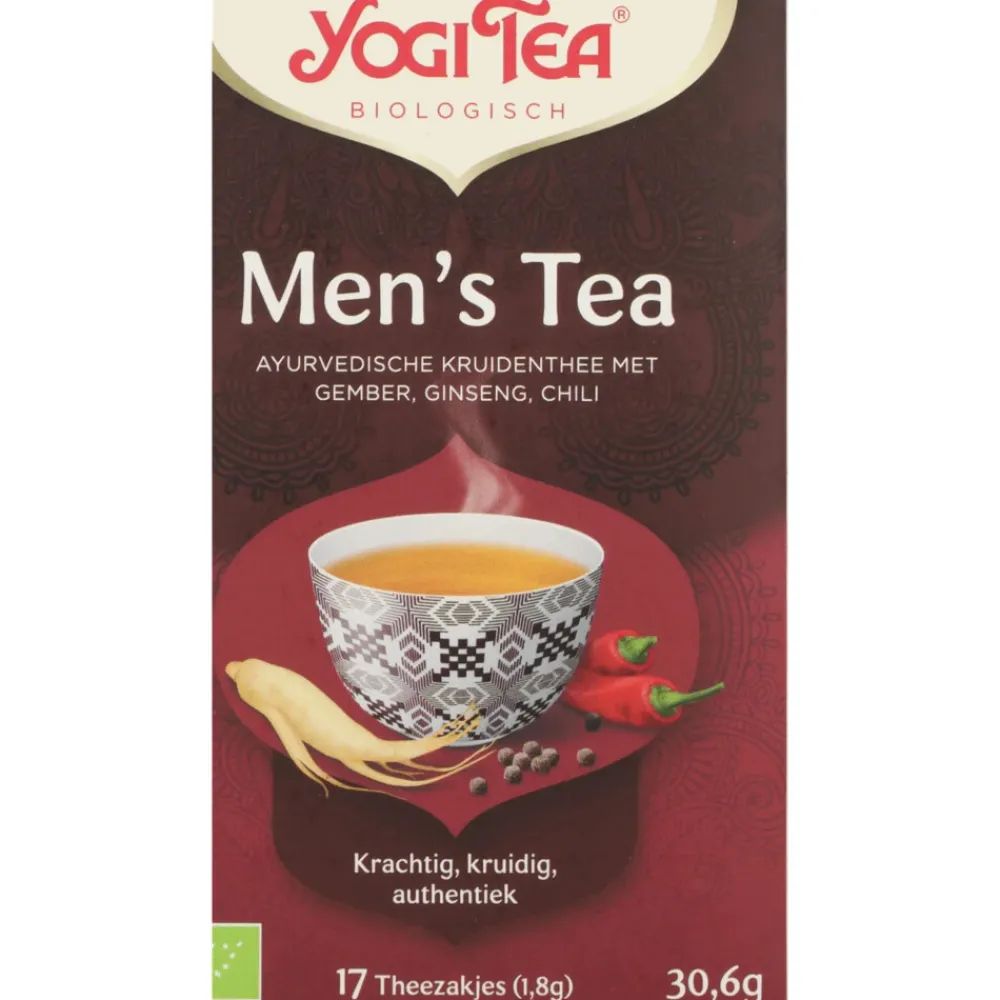 Thee<Yogi tea 3x Mens Tea Biologisch 17 stuks