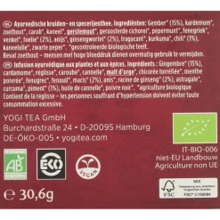 Thee<Yogi tea 3x Mens Tea Biologisch 17 stuks