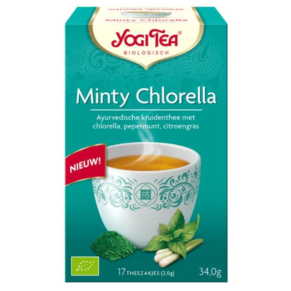 Discount 3x Minty Chlorella Biologisch 17 stuks Thee
