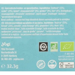 Thee<Yogi tea 3x Throat Comfort Biologisch 17 stuks