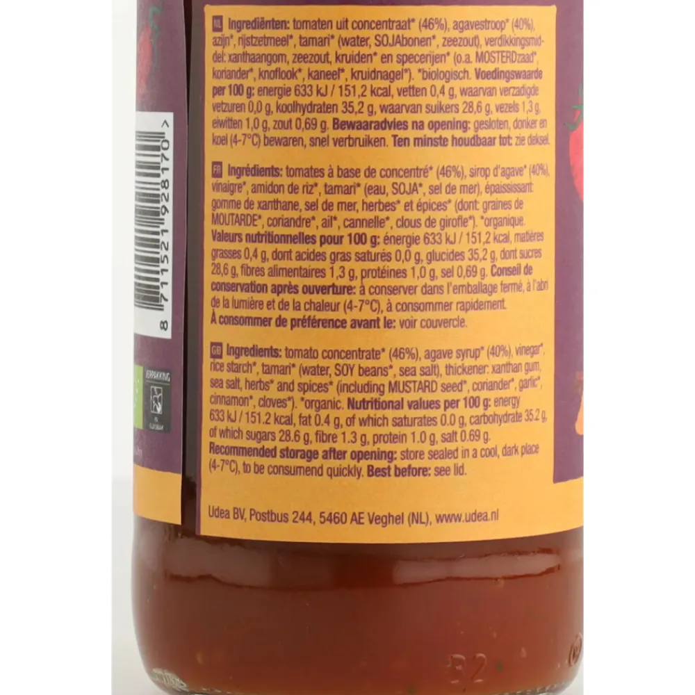 9x Curry Ketchup Biologisch 500 gr^Your Organic Nature Online