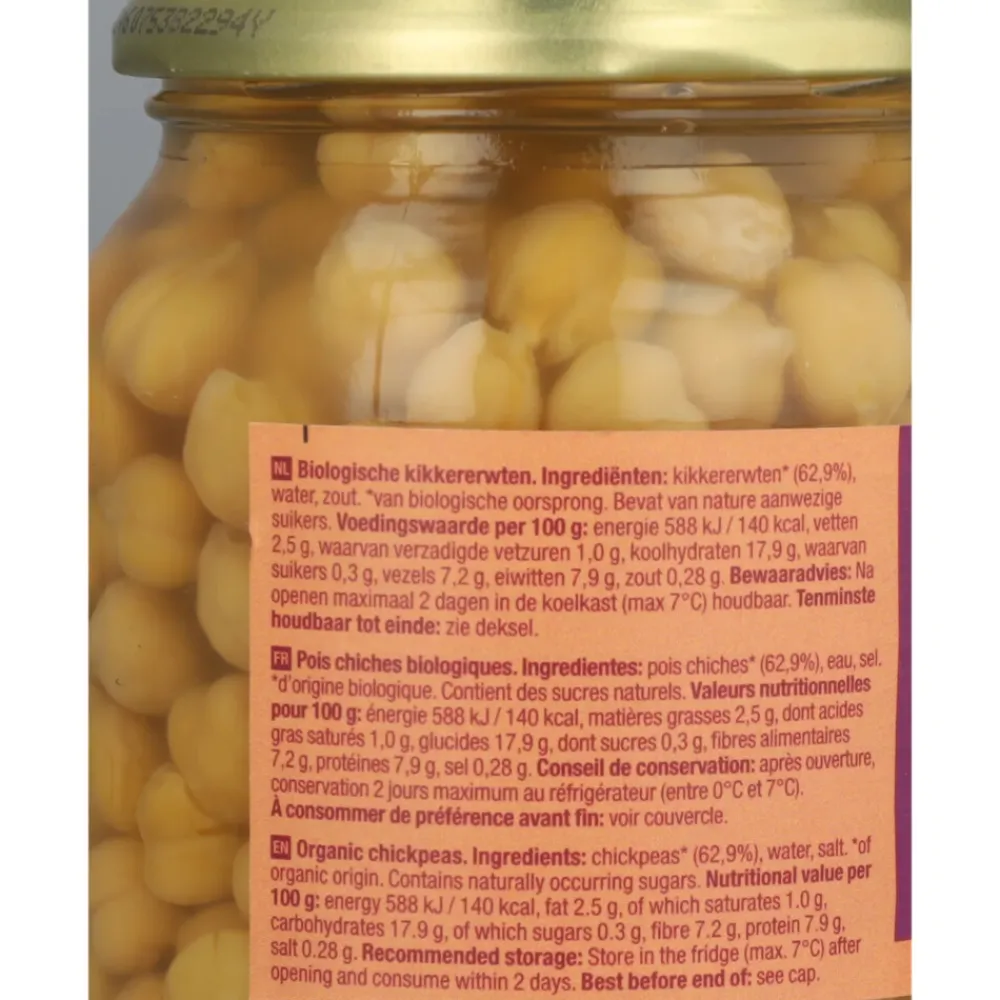 3x Kikkererwten Bio 350 gr^Your Organic Nature