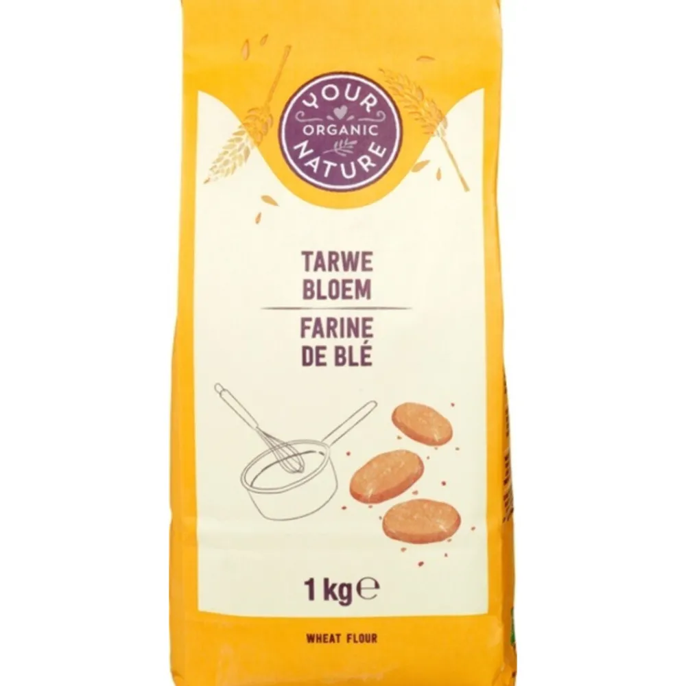 Bakken<Your Organic Nature 3x Tarwebloem Biologisch 1 kg