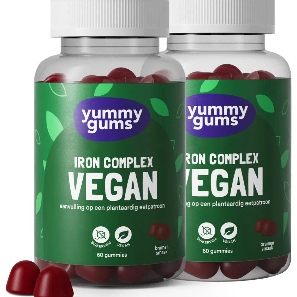 2x Iron Vegan 60 gummies^Yummygums New