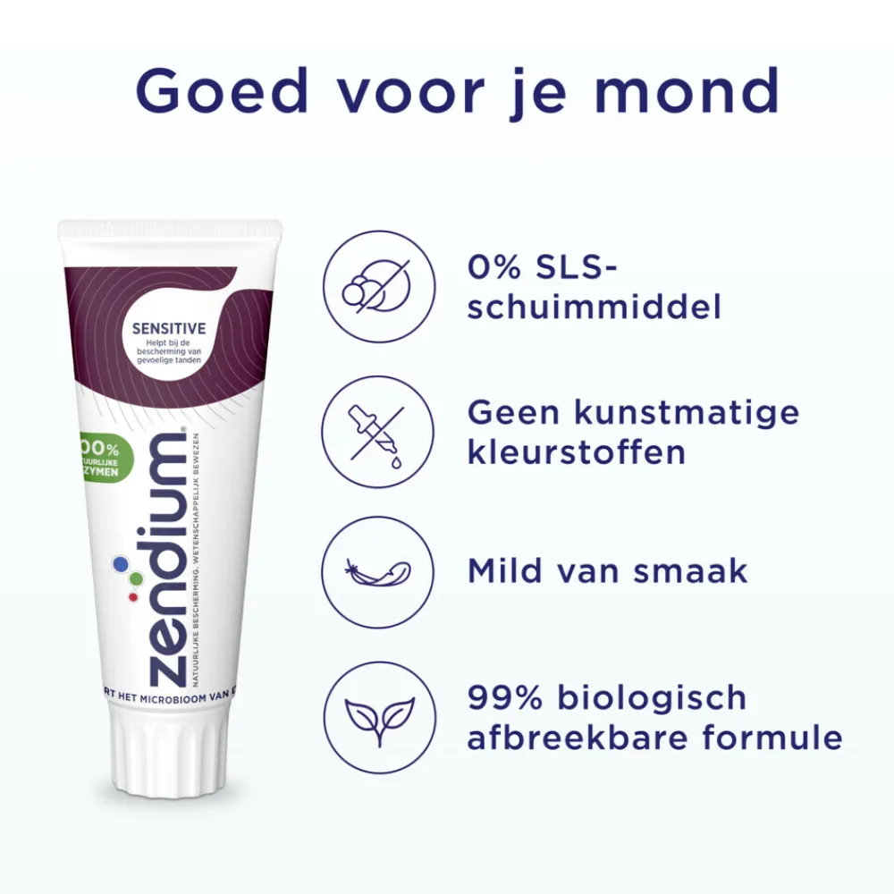 Best 12x Tandpasta Sensitive 75 ml Specialistische Mondverzorging|Spoelen & Poetsen