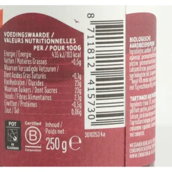 Siropen & Zoetstoffen|Beleg<Zonnatura 3x Fruitspread Aardbei Biologisch 250 gr