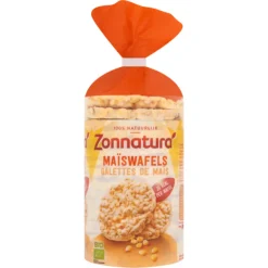 Discount 3x Maiswafels Biologisch 100 gr Snacks|Brood & Crackers