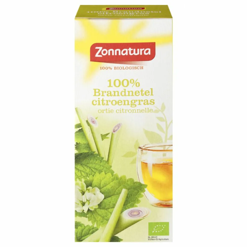 3x Thee Brandnetel-Citroengras 20 zakjes^Zonnatura Discount