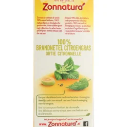 3x Thee Brandnetel-Citroengras 20 zakjes^Zonnatura Discount