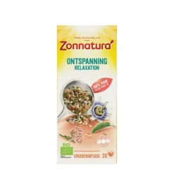 Thee<Zonnatura 3x Thee Ontspanning Biologisch 20 stuks