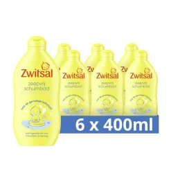 6x Zeepvrij Schuimbad 400 ml^Zwitsal