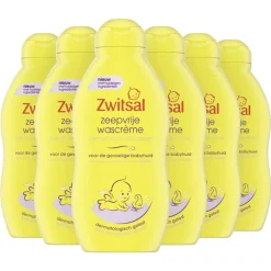 Sale 6x Zeepvrije Wascrème 200 ml Bad & Douche