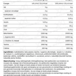 Blast Pre Workout Fruit Punch 300 gr^XXL Nutrition Discount