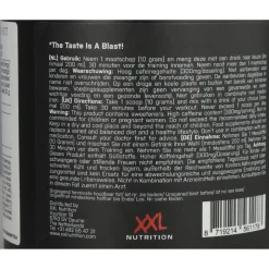 Blast Pre Workout Fruit Punch 300 gr^XXL Nutrition Discount