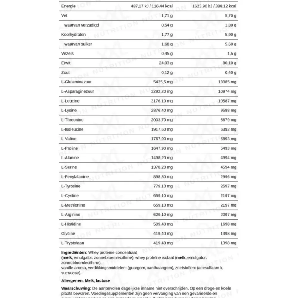 Outlet Whey Delicious Banaan 450 gr Sportvoeding & Drank