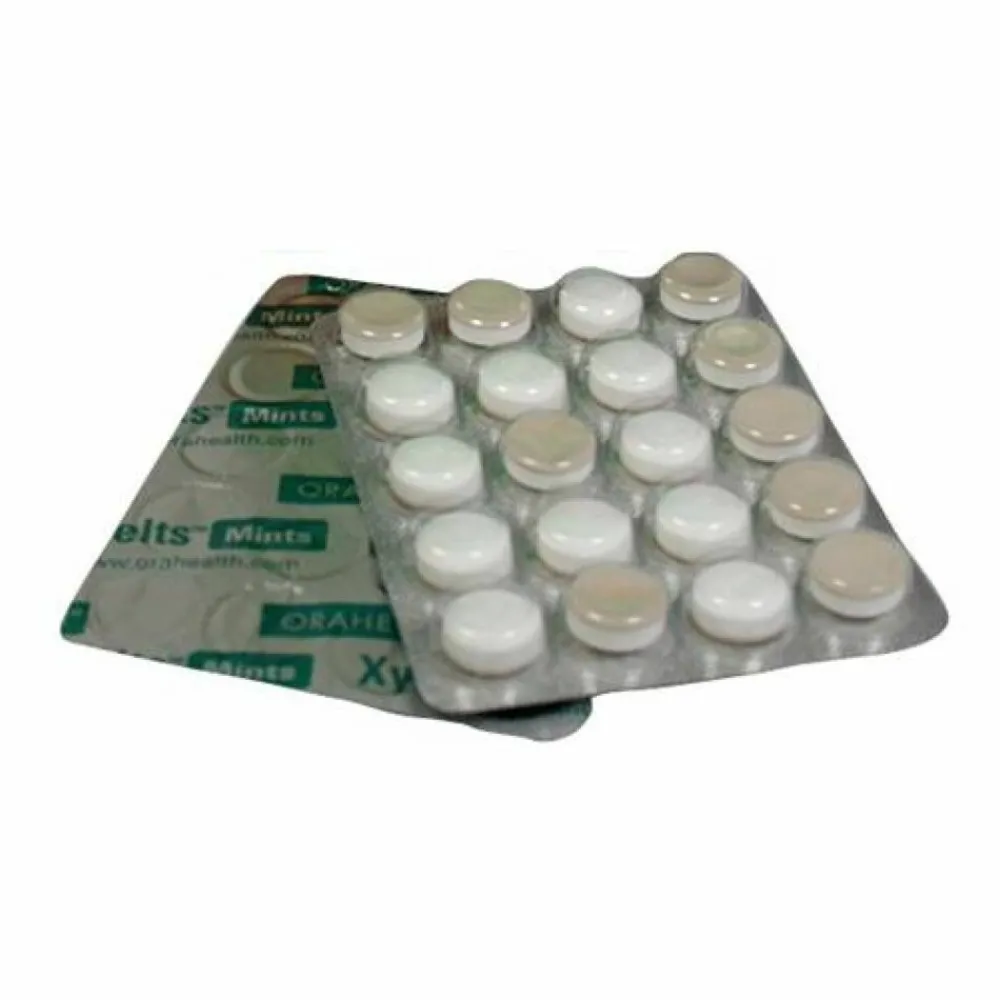 Specialistische Mondverzorging<Xylimelts voor Droge Mond Milde Munt 40 stuks