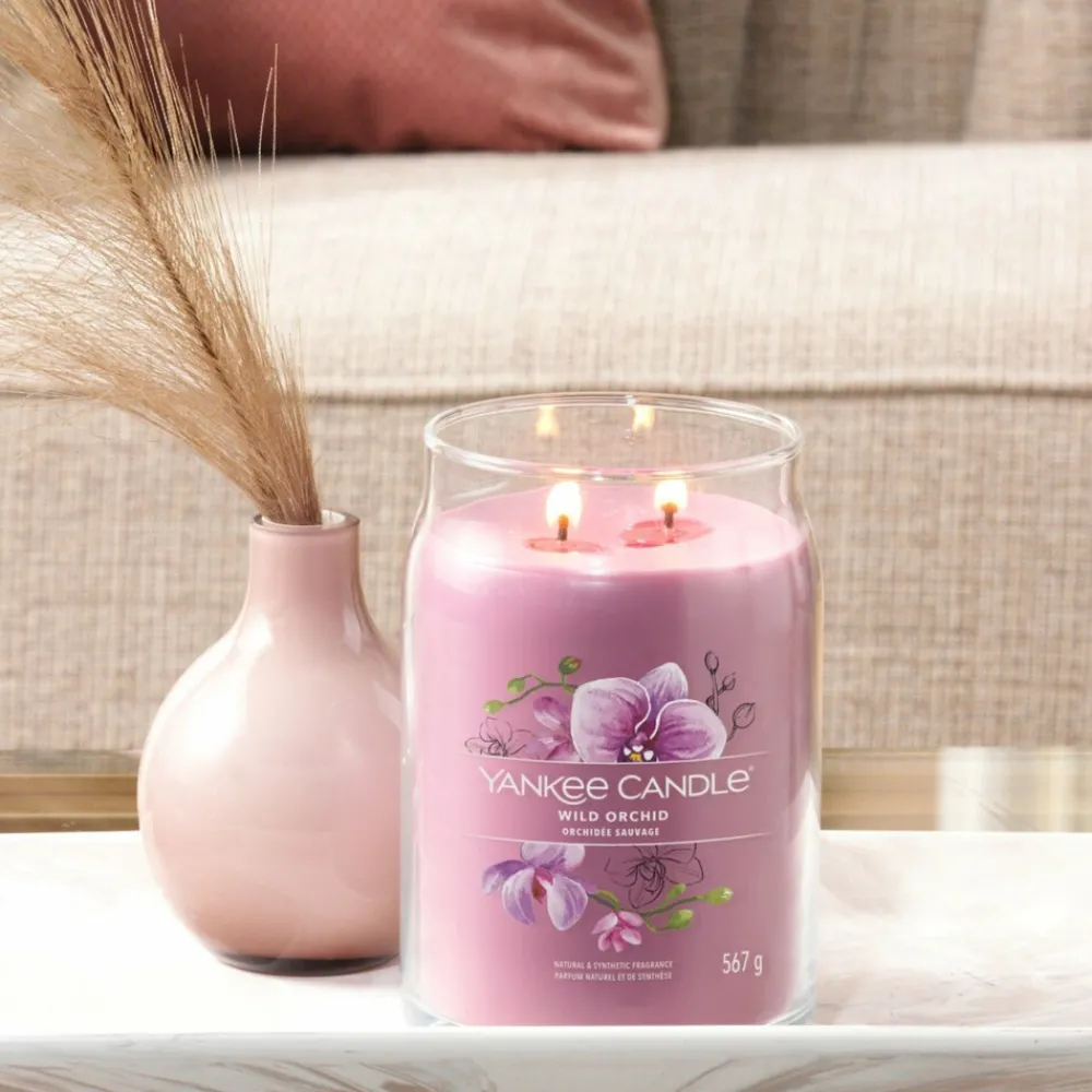 New Geurkaars Large Jar Wild Orchid 567 gr Kaarsen|Geurkaarsen