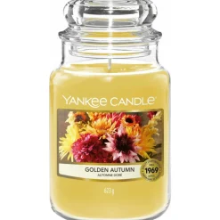 Kaarsen|Geurkaarsen<Yankee Candle Geurkaars Large Jar Golden Autumn 623 gr