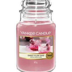 Geurkaars Large Jar Sweet Plum Sake 623 gr^Yankee Candle Outlet