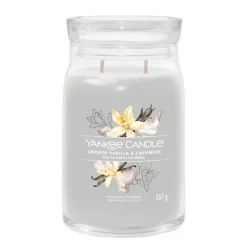 Kaarsen|Geurkaarsen<Yankee Candle Geurkaars Large Jar Smoked Vanilla & Cashmere Signature 567 gr