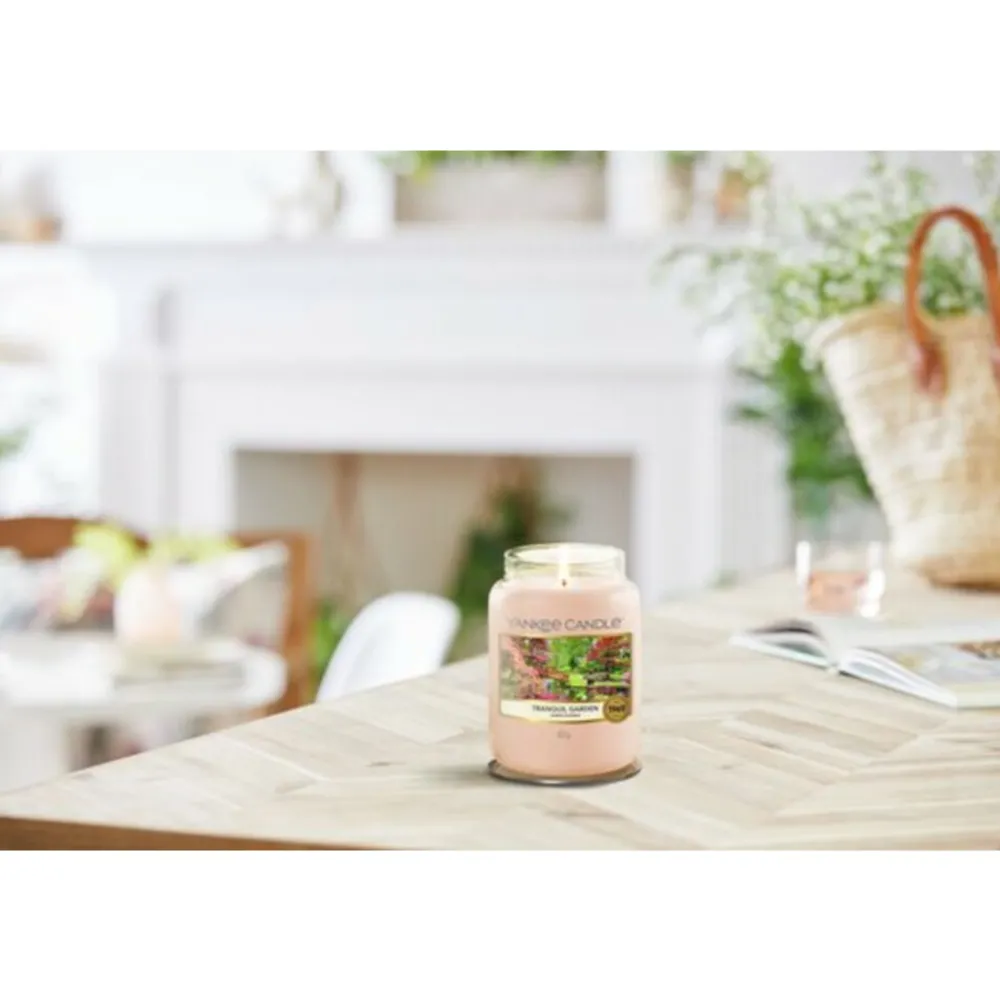 Discount Geurkaars Large Jar Tranquil Garden 623 gr Kaarsen|Geurkaarsen