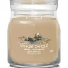 Kaarsen|Geurkaarsen<Yankee Candle Geurkaars Medium Jar Amber & Sandalwood 368 gr