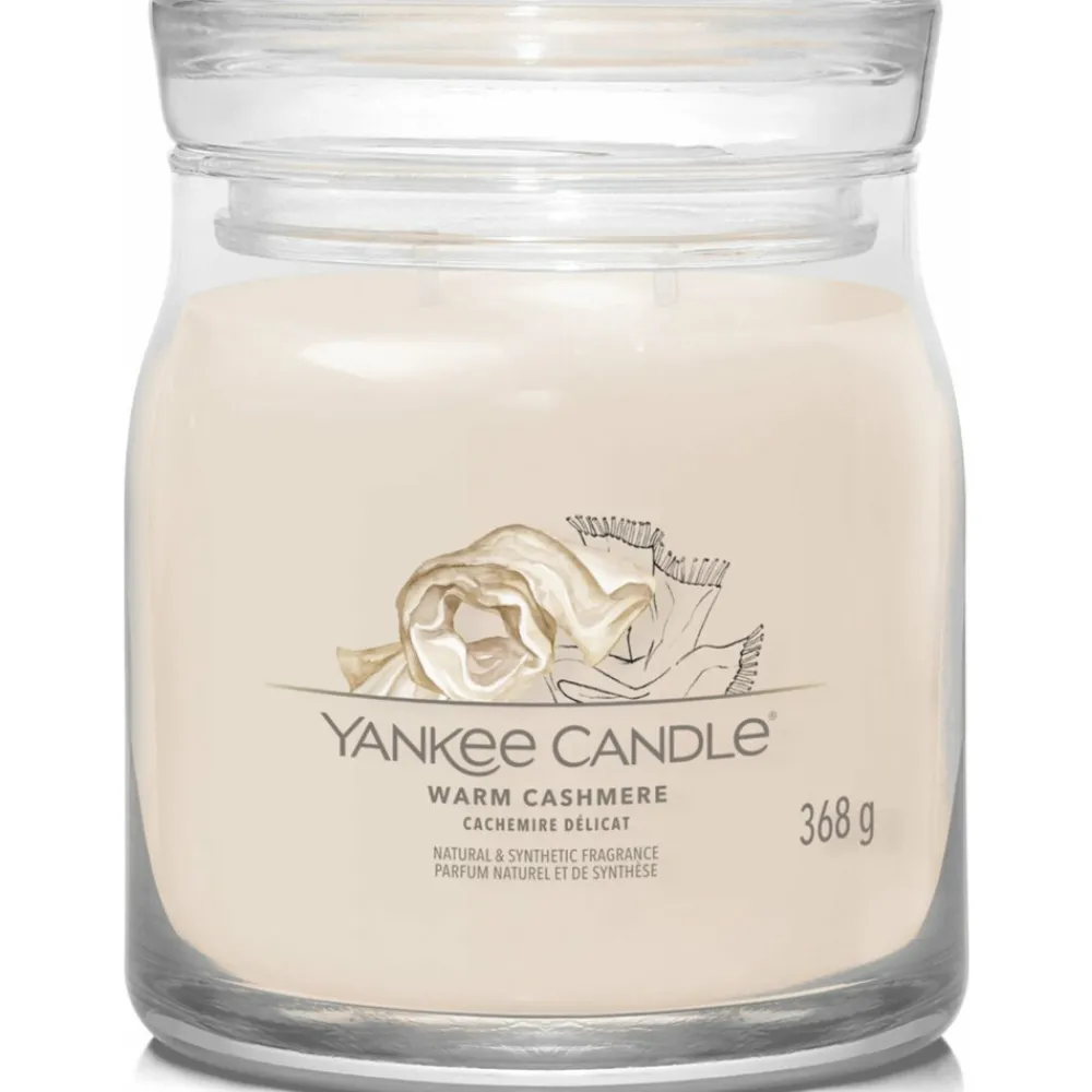 Kaarsen|Geurkaarsen<Yankee Candle Geurkaars Medium Jar Warm Cashmere 368 gr