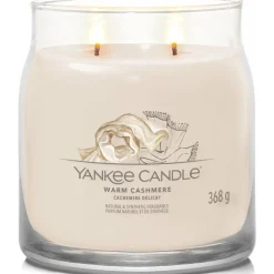 Kaarsen|Geurkaarsen<Yankee Candle Geurkaars Medium Jar Warm Cashmere 368 gr
