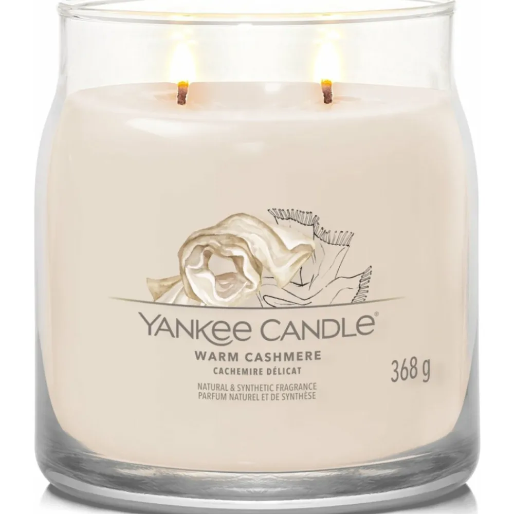 Kaarsen|Geurkaarsen<Yankee Candle Geurkaars Medium Jar Warm Cashmere 368 gr