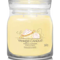Clearance Geurkaars Medium Jar Vanilla Cupcake 368 gr Kaarsen|Geurkaarsen