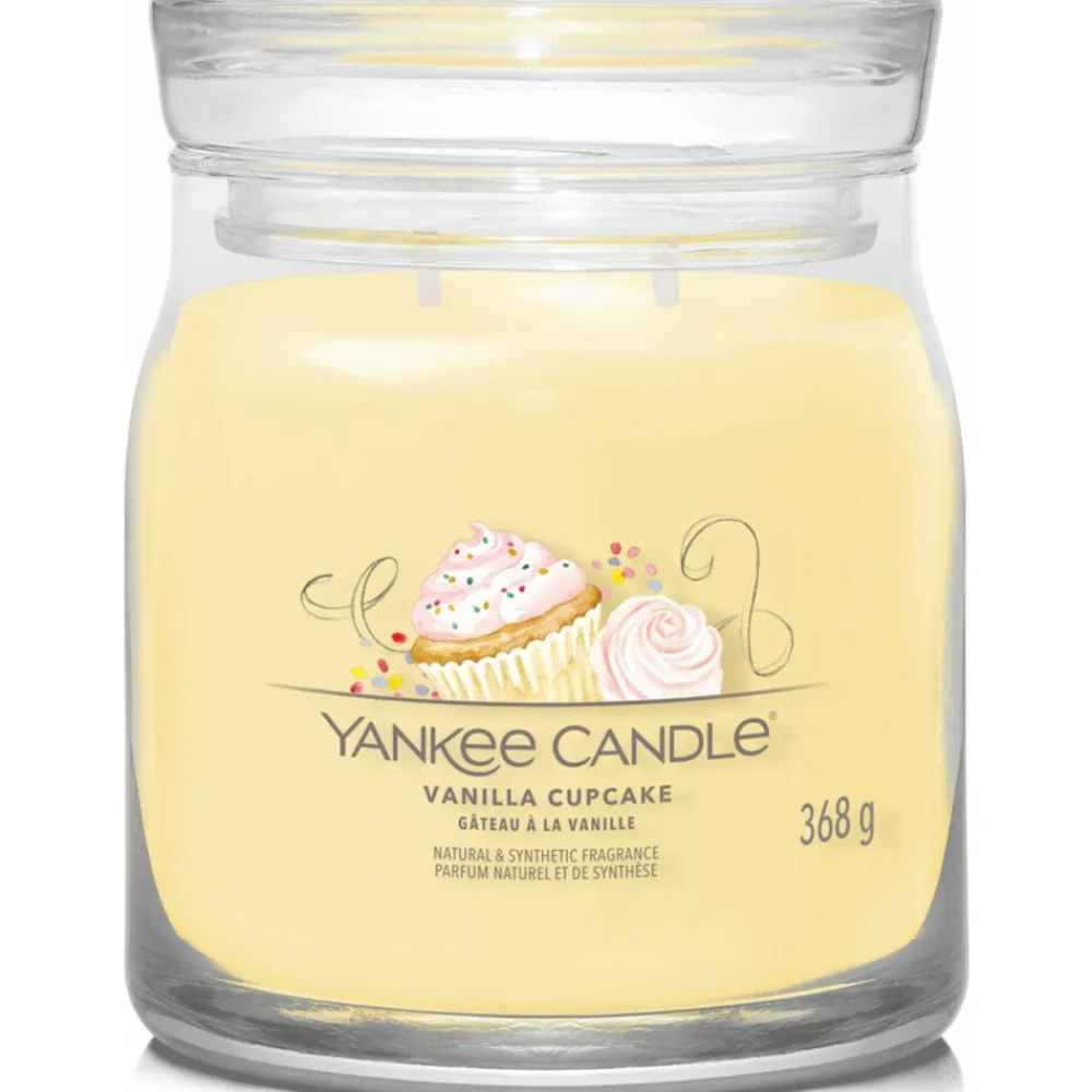 Clearance Geurkaars Medium Jar Vanilla Cupcake 368 gr Kaarsen|Geurkaarsen