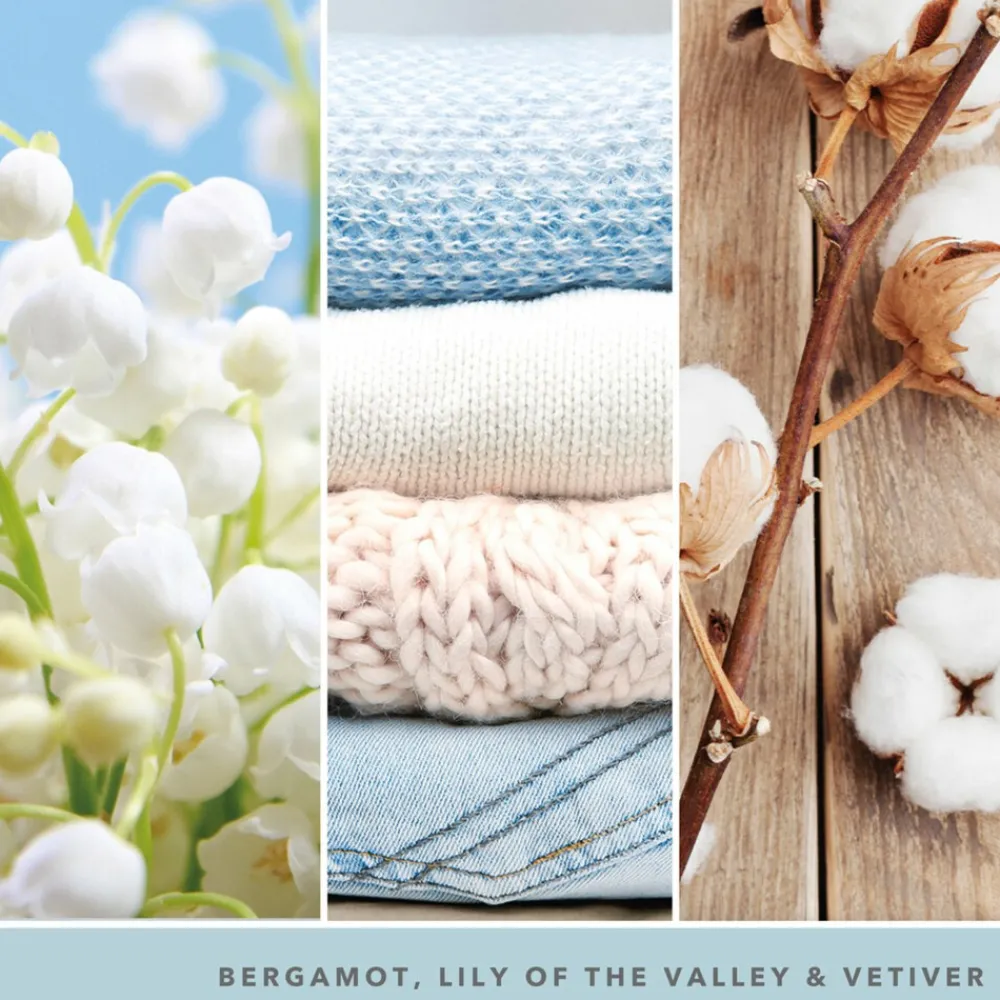 Geurkaars Medium Jar Clean Cotton 368 gr^Yankee Candle Clearance