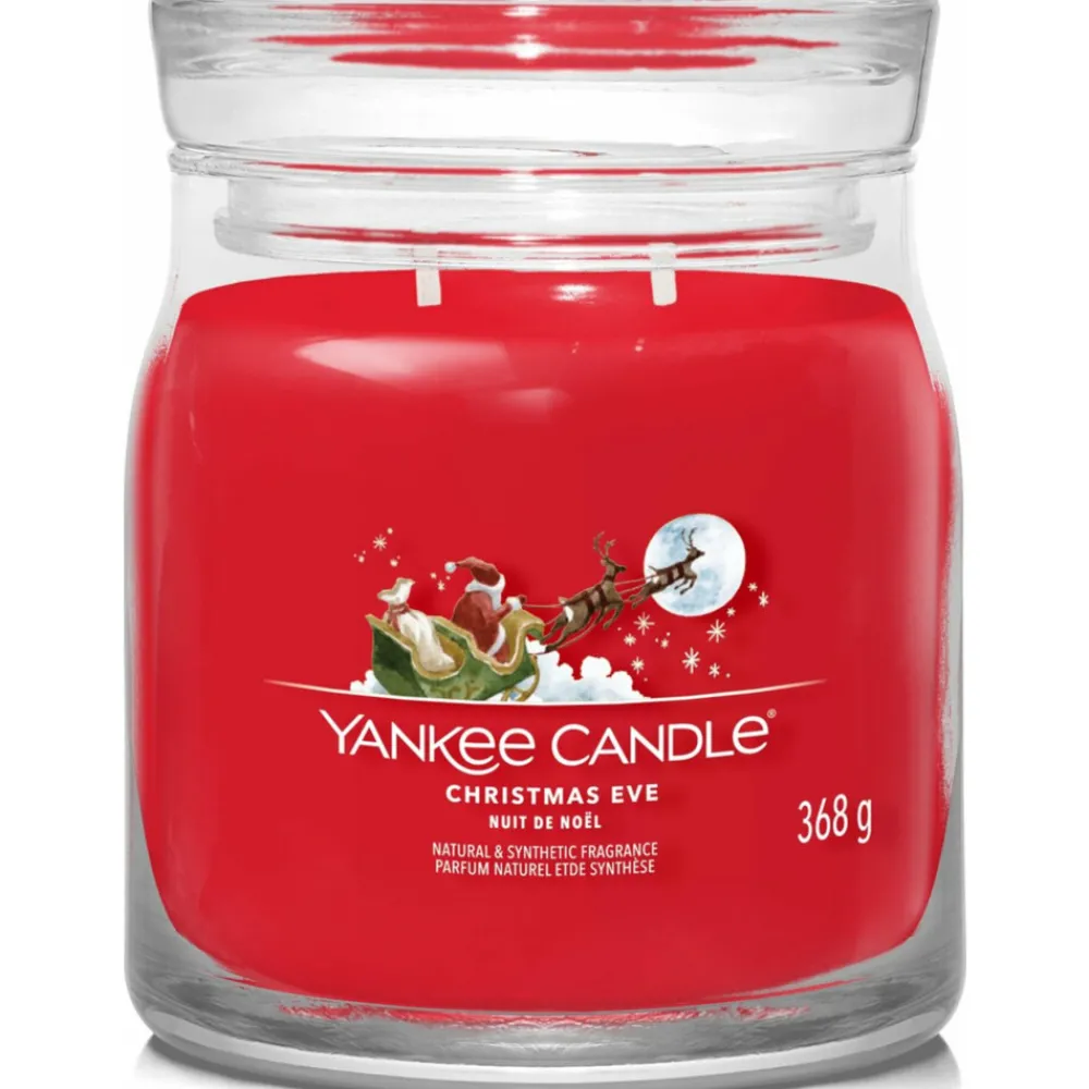 Kaarsen|Geurkaarsen<Yankee Candle Geurkaars Medium Jar Christmas Eve 368 gr