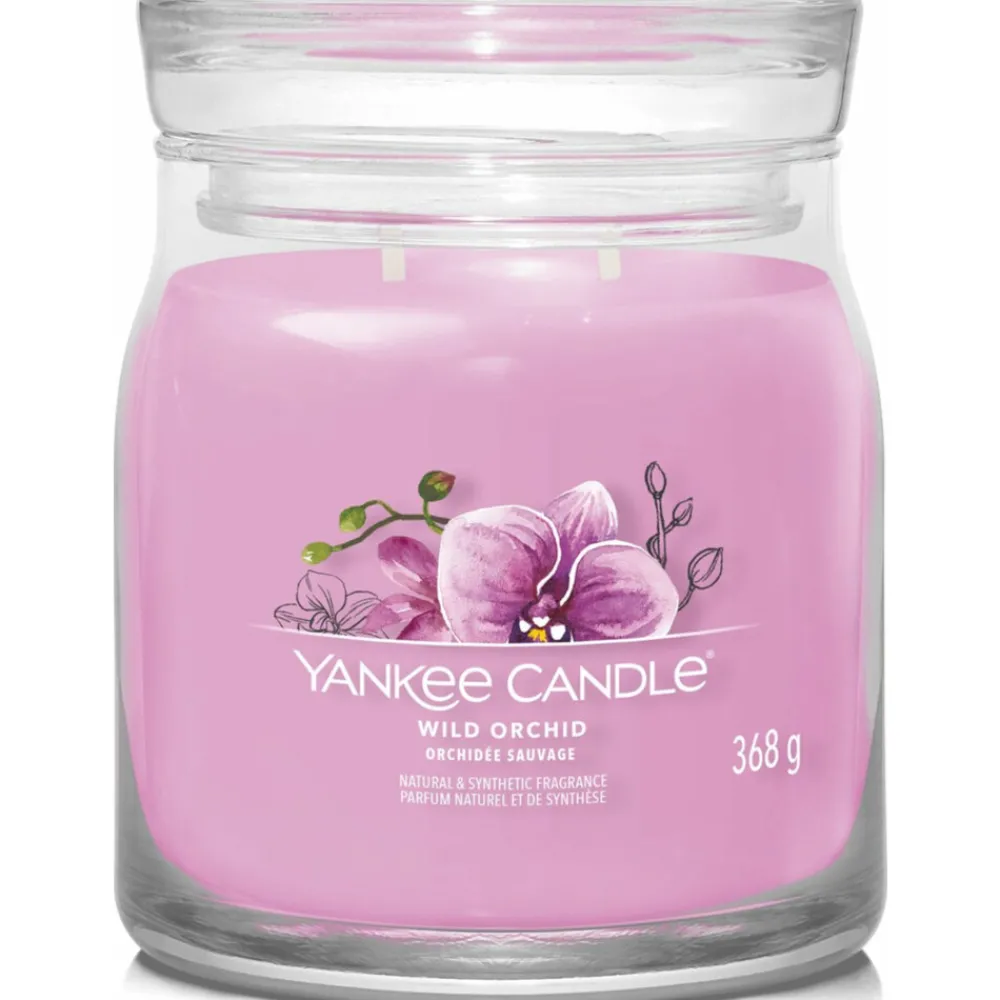 Geurkaars Medium Jar Wild Orchid 368 gr^Yankee Candle Best