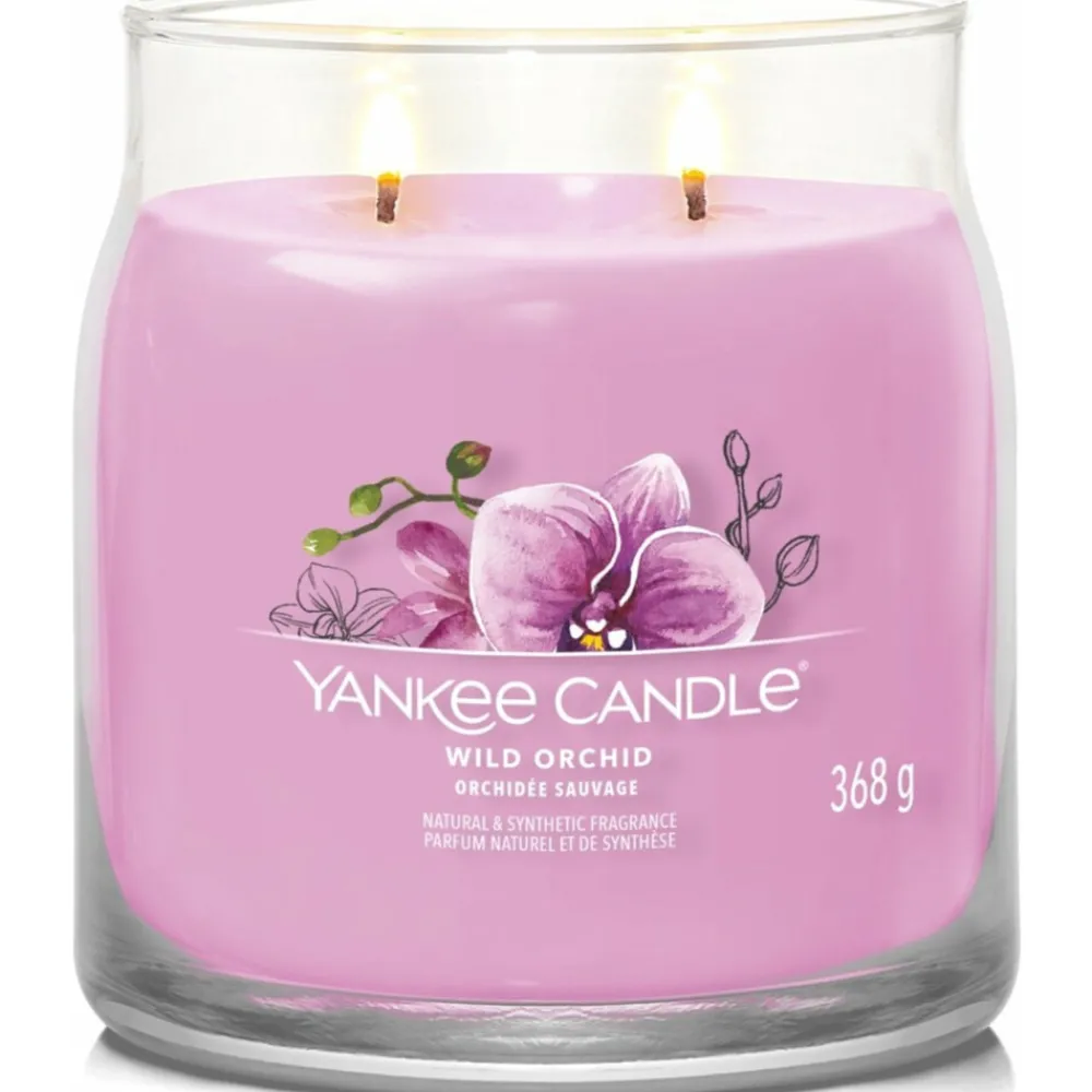 Geurkaars Medium Jar Wild Orchid 368 gr^Yankee Candle Best