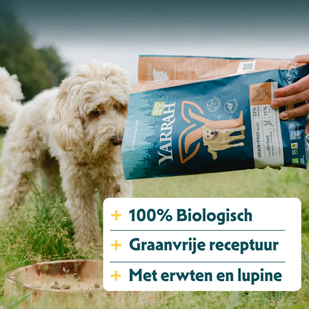 Hondenvoer<Yarrah Bio Hondenvoer Graanvrij Kip & Vis 2 kg