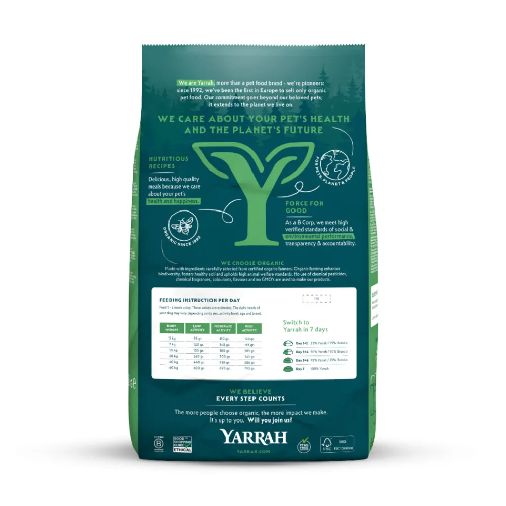 Hondenvoer<Yarrah Bio Hondenvoer Vegetarisch 10 kg