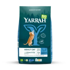 Kattenvoer<Yarrah Bio Kattenvoer Adult Vis 10 kg