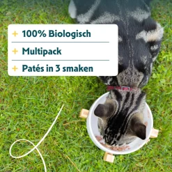 Best Bio Kattenvoer Multipack Paté Graanvrij Kip & Rund 8 x 100 gr Kattenvoer