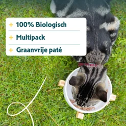 Bio Kattenvoer Multipack Paté Graanvrij Kip & Kalkoen 8 x 100 gr^Yarrah