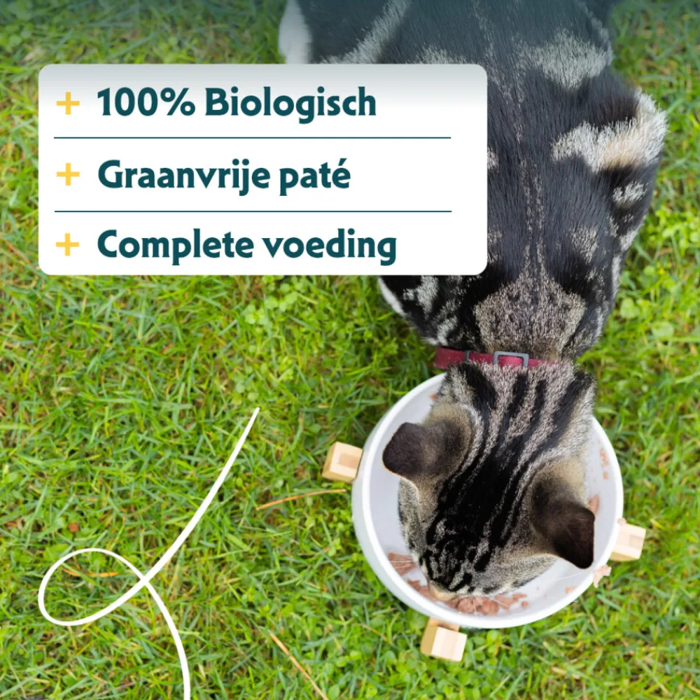 Kattenvoer<Yarrah Bio Kattenvoer Paté Rund & Kip 100 gr