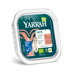 Bio Kattenvoer Paté Zalm 100 gr^Yarrah Outlet