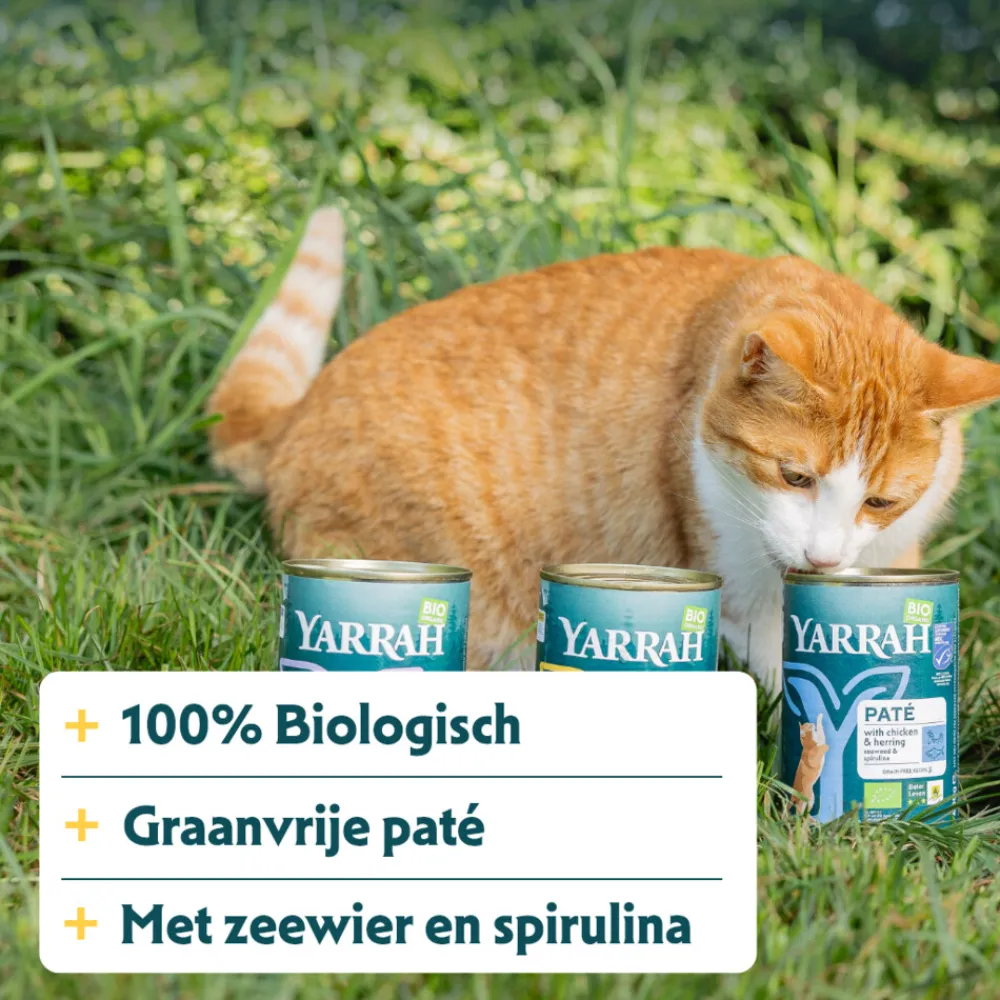 Bio Kattenvoer Paté Vis 400 gr^Yarrah Discount