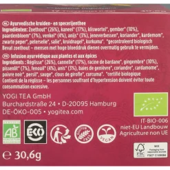 Thee<Yogi tea Detox Biologisch 17 stuks