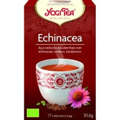 Thee<Yogi tea Echinacea Biologisch 17 stuks