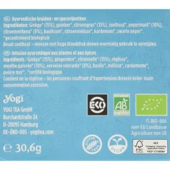 Ginkgo Biologisch 17 stuks^Yogi tea Online