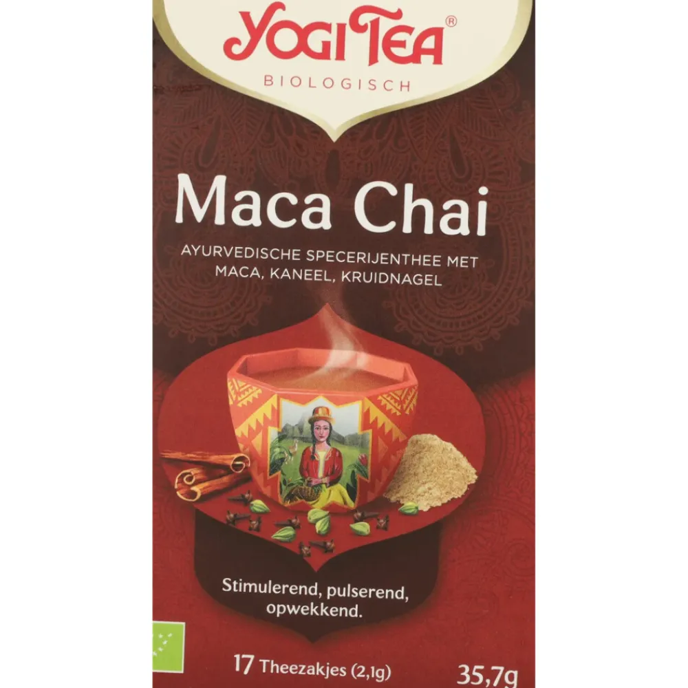 Maca Chai 12 Stuks^Yogi tea Best